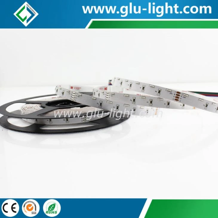 Hot selling DC24V 020 RGB color Flexible led strip with 60 leds/m CE/ROHS 