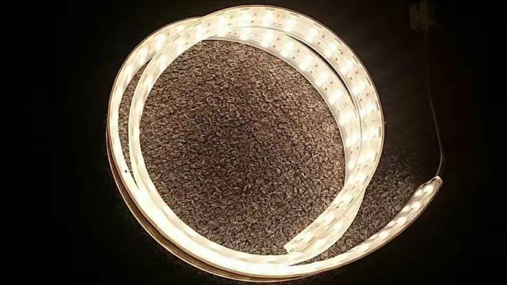 China supplier tough solid silicone ip68 underwater 2835 extruded led ribbon